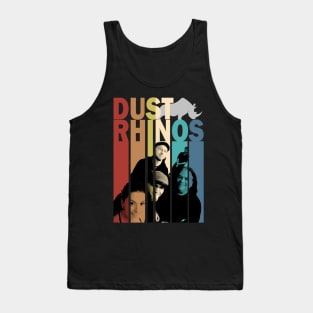 Dust Rhinos Retro Band Shirt Tank Top